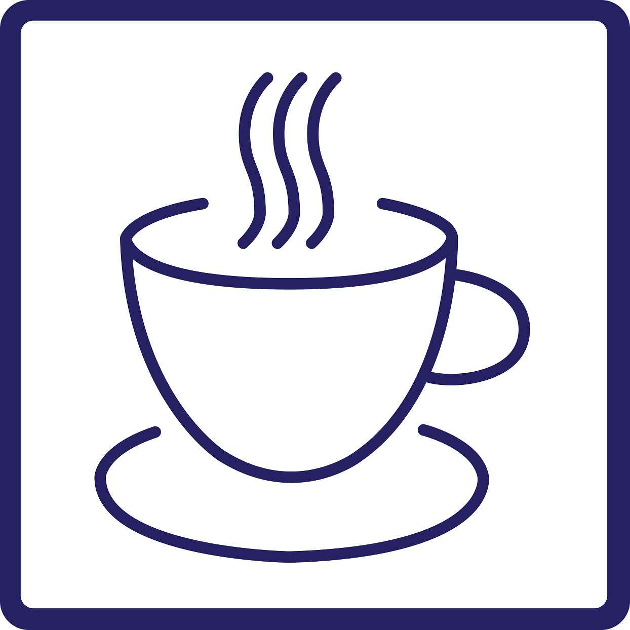 Gebäude Aufkleber Piktogramme "Cafe" 5-30 cm LO-PIKTO4200-44