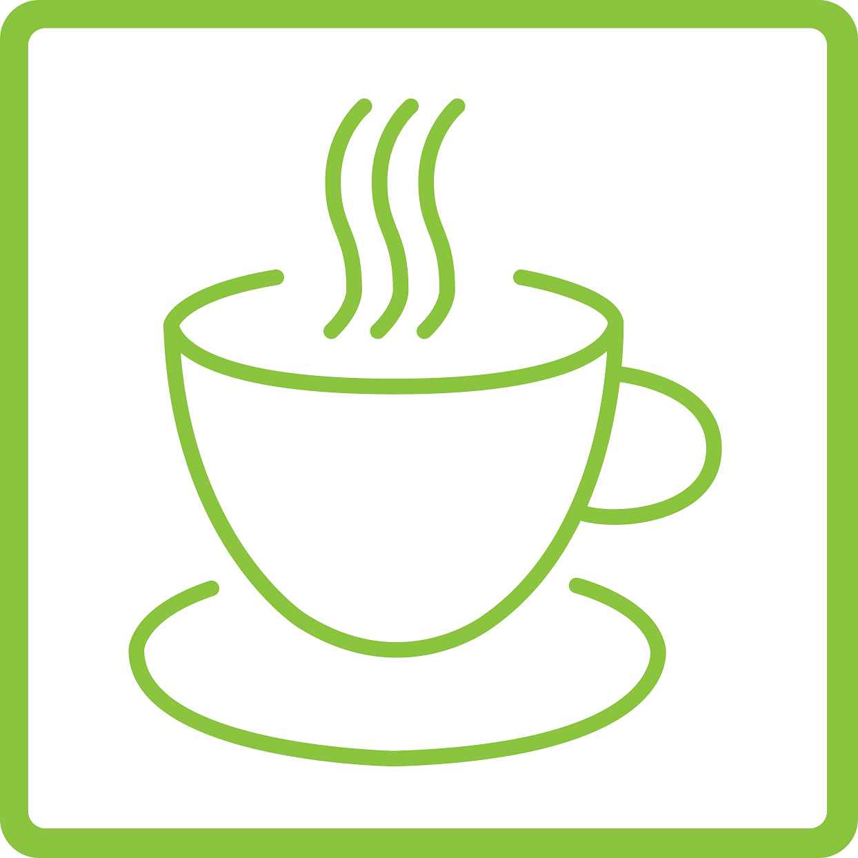 Gebäude Aufkleber Piktogramme "Cafe" 5-30 cm LO-PIKTO4200-67