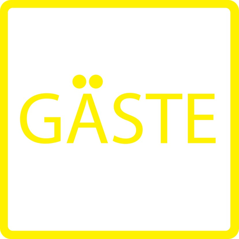 Gebäude Aufkleber Piktogramme "Gäste" 5-30 cm LO-PIKTO4310-3