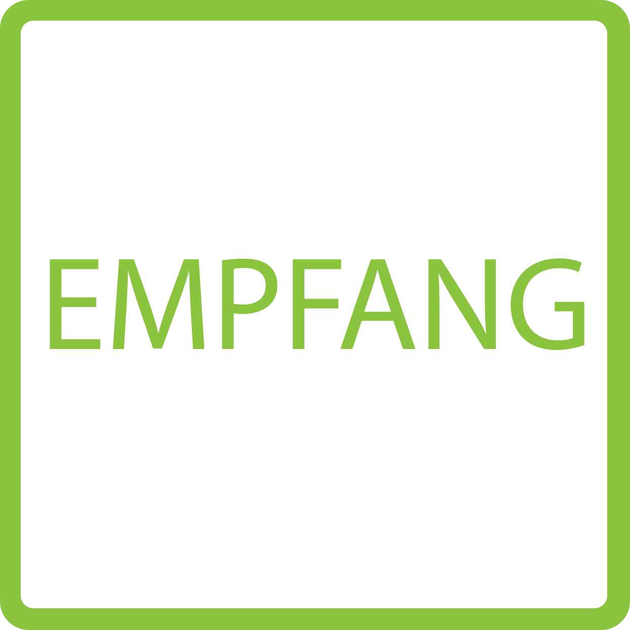 Gebäude Aufkleber Piktogramme "Empfang" 5-30 cm LO-PIKTO4340-67