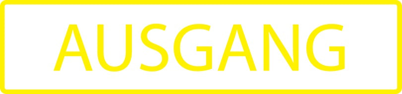 Gebäude Aufkleber Piktogramme "Ausgang" 5-30 cm LO-PIKTO4360-3