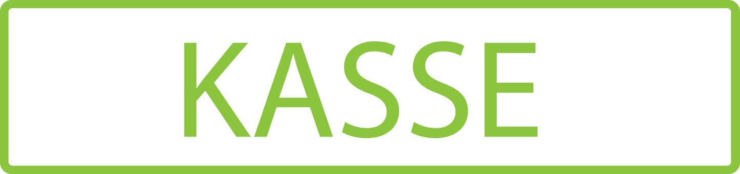 Gebäude Aufkleber Piktogramme "Kasse" 5-30 cm LO-PIKTO4370-67