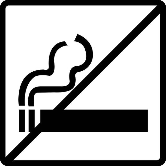 Gebäude Aufkleber Piktogramme "Zigaretten verboten" 5-30 cm  LO-PIKTO4400-88