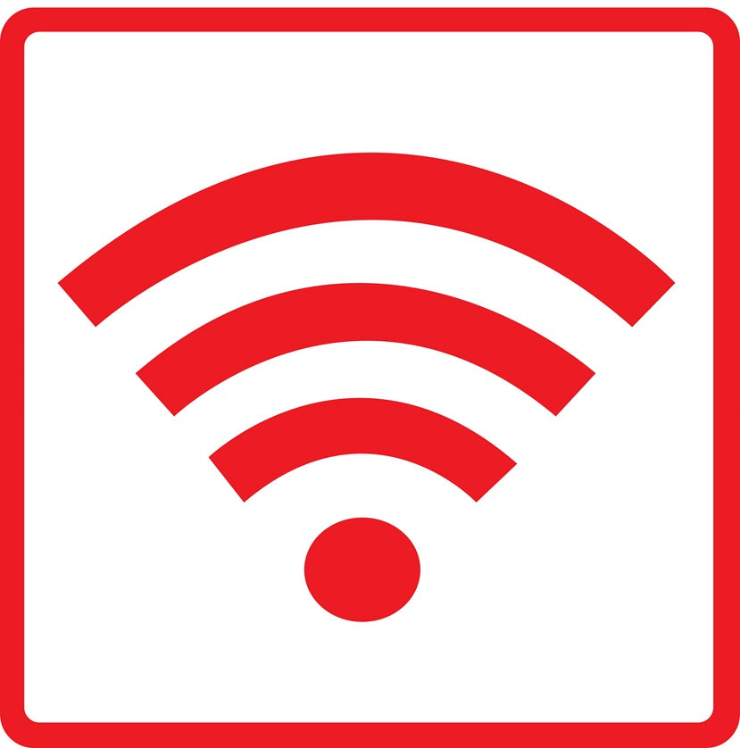 Gebäude Aufkleber Piktogramme "WLAN" 5-30 cm LO-PIKTO5200-14