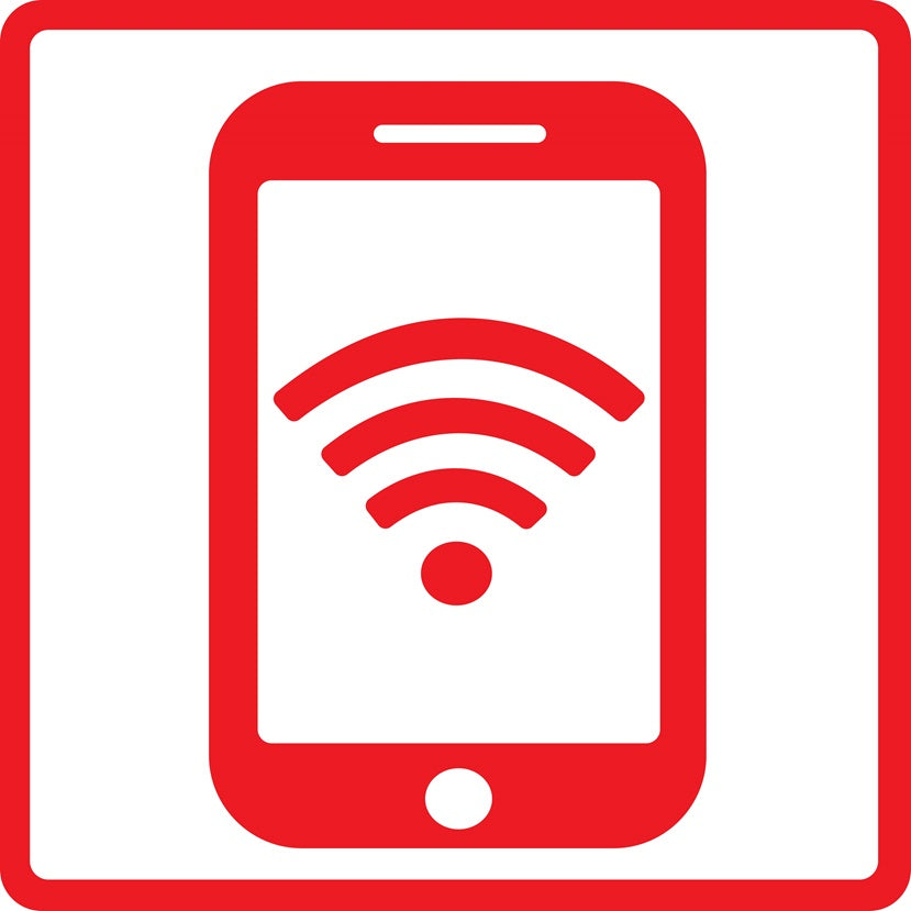 Gebäude Aufkleber Piktogramme "Internet" 5-30 cm LO-PIKTO5210-14