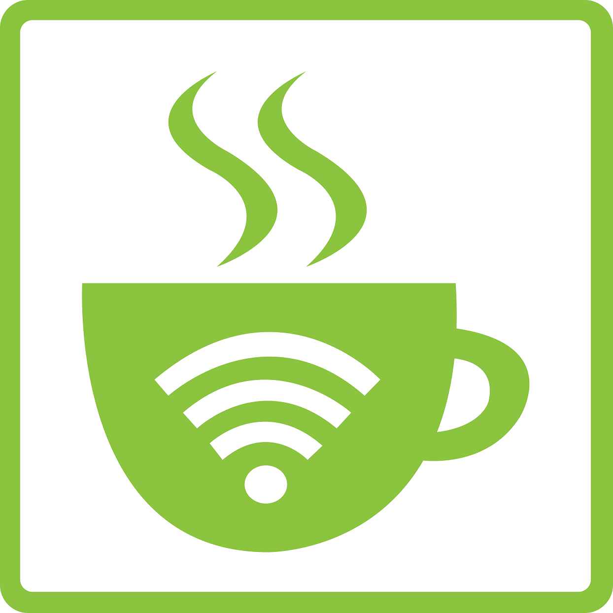 Gebäude Aufkleber Piktogramme "Internet - Cafe" 5-30 cm LO-PIKTO5220-67