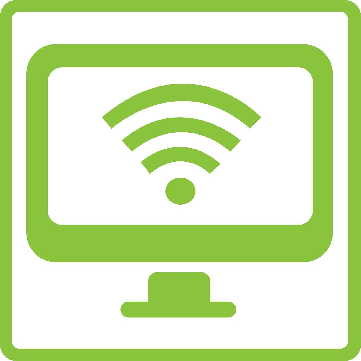 Gebäude Aufkleber Piktogramme "Internet - Cafe" 5-30 cm LO-PIKTO5230-67