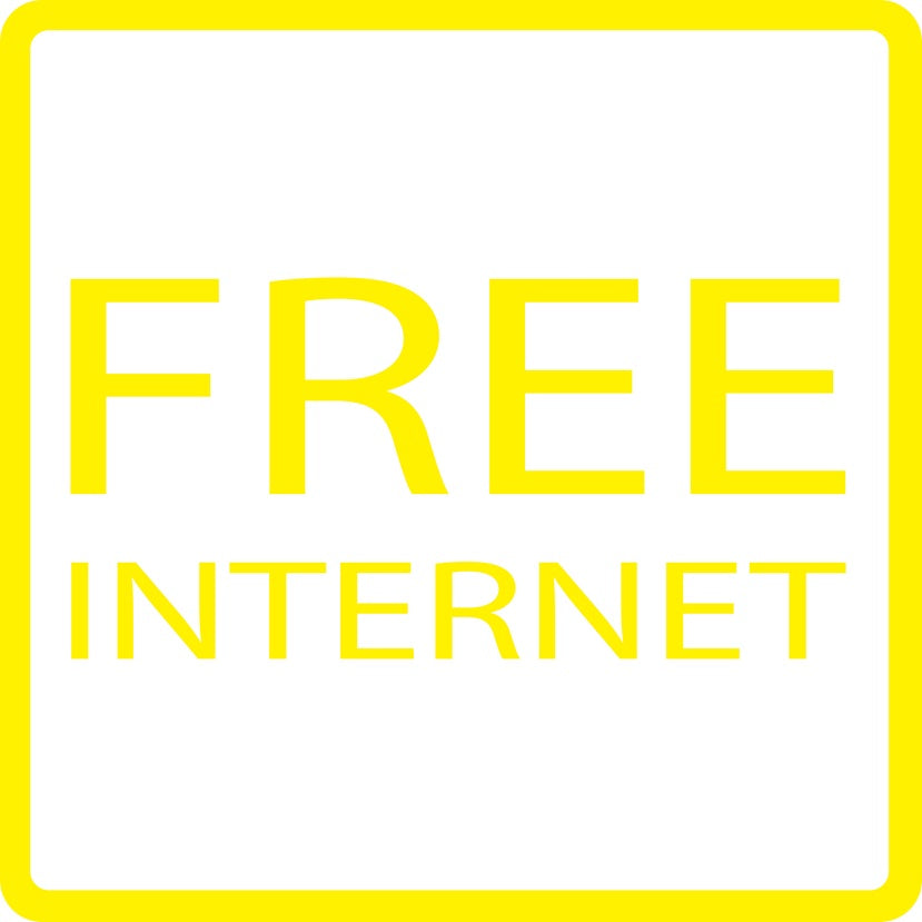 Gebäude Aufkleber Piktogramme "Free Internet" 5-30 cm LO-PIKTO5240-3