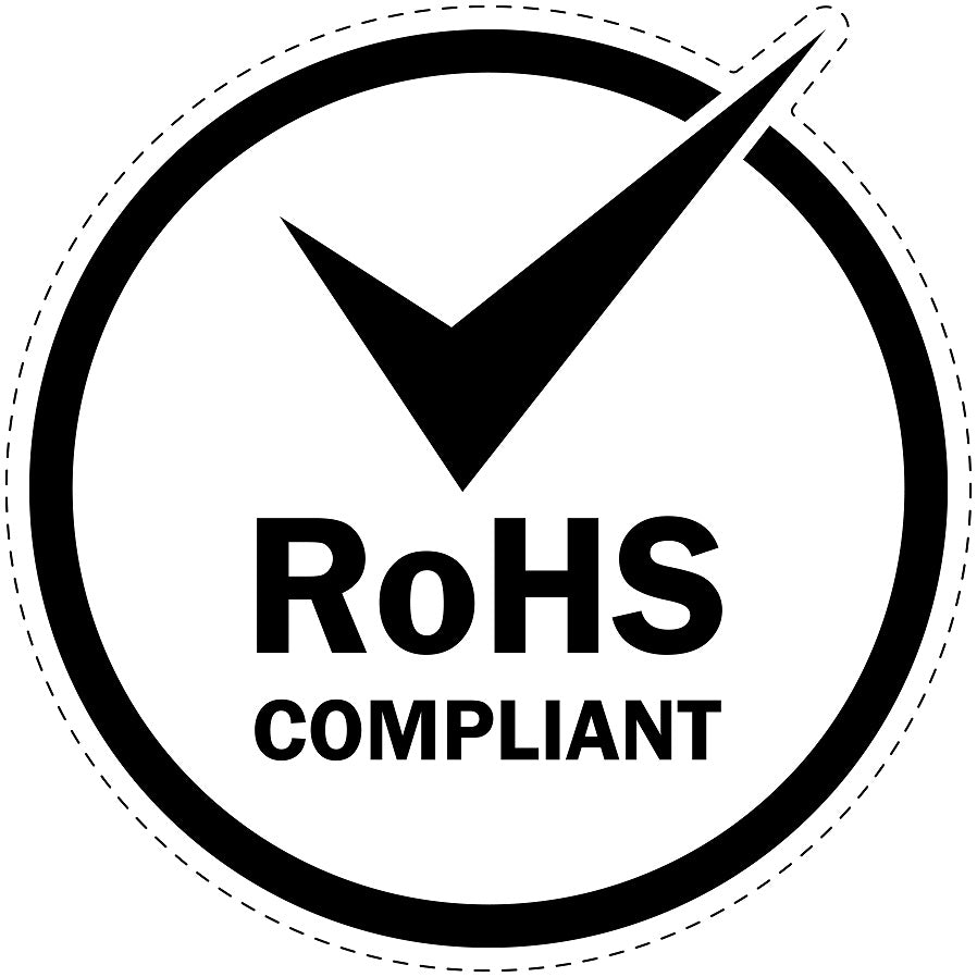 100x Elektrogeräte-Kennzeichen Rohs LO-ROHS-10000