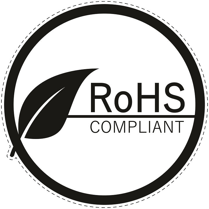 100x Elektrogeräte-Kennzeichen Rohs LO-ROHS-10100