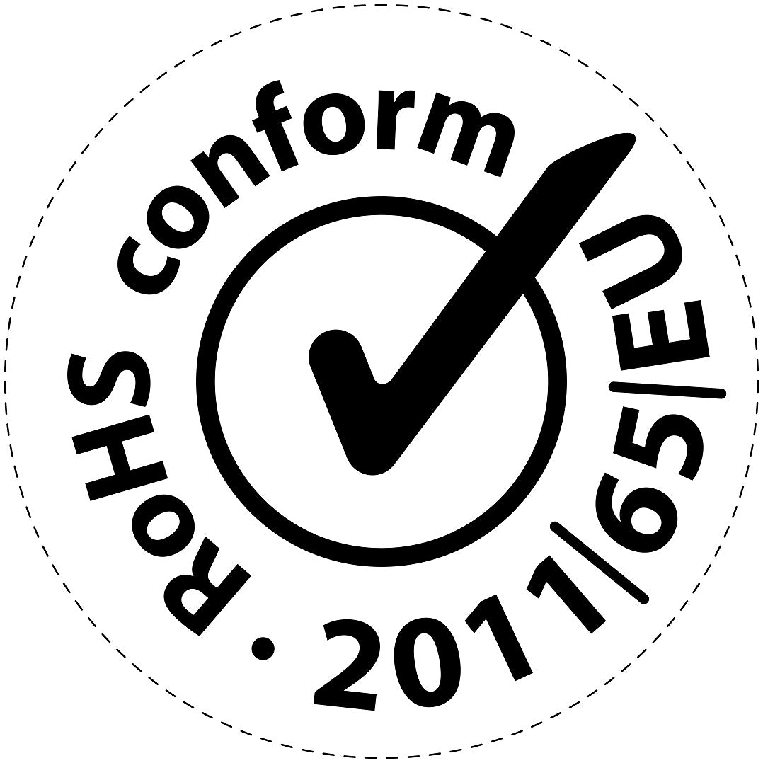 100x Elektrogeräte-Kennzeichen Rohs LO-ROHS-10400