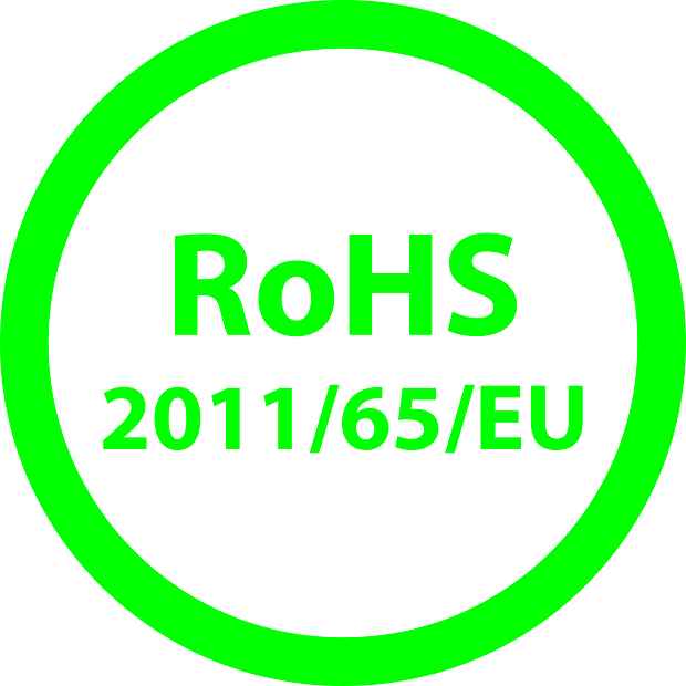 100x Elektrogeräte-Kennzeichen Rohs 10-200 mm LO-ROHS-10500-67