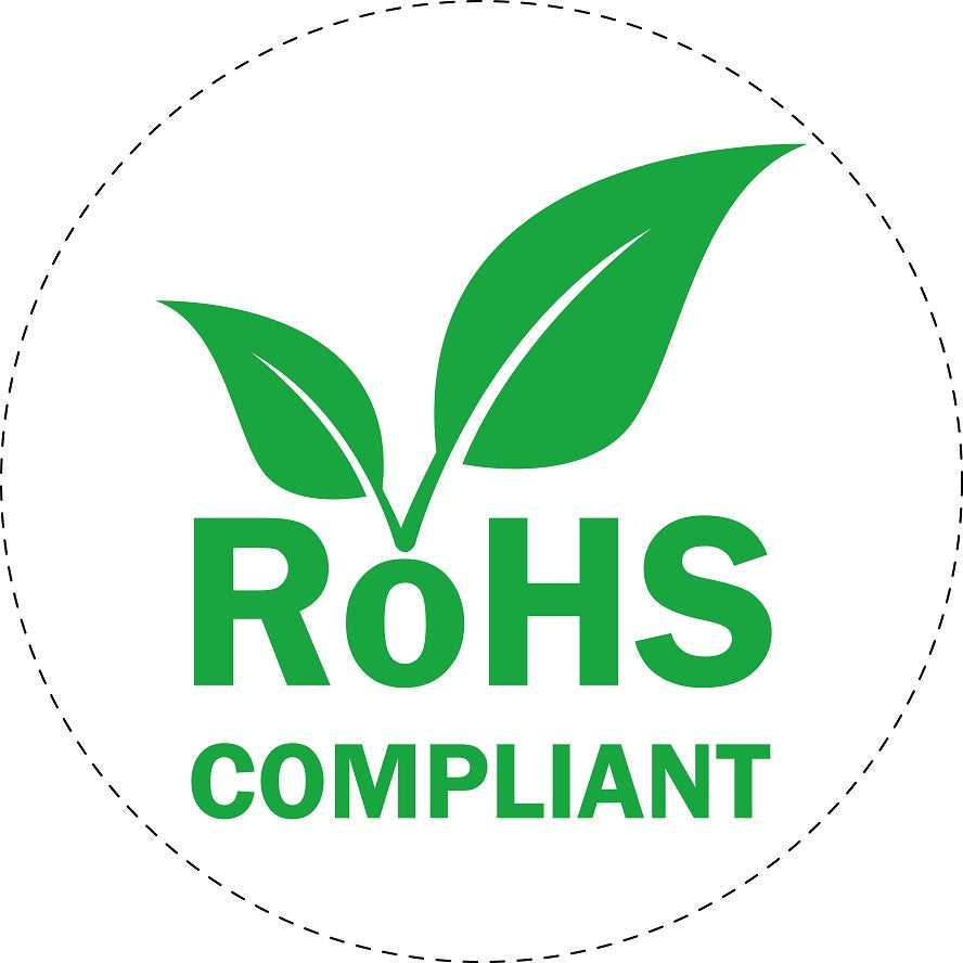 100x Elektrogeräte-Kennzeichen Rohs LO-ROHS-10800