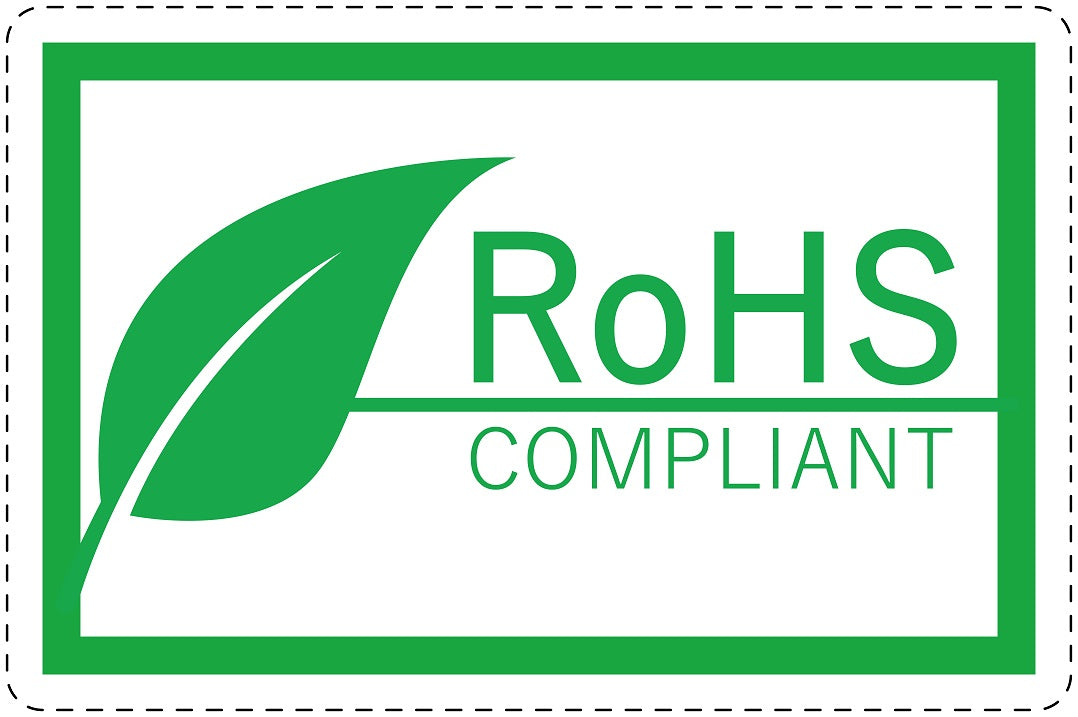 100x Elektrogeräte-Kennzeichen Rohs LO-ROHS-20100