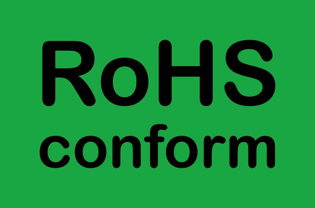 100x Elektrogeräte-Kennzeichen Rohs 10-200 mm LO-ROHS-20200-54