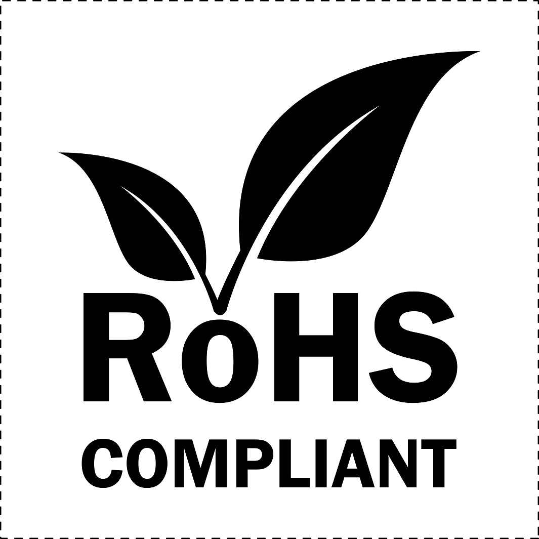 100x Elektrogeräte-Kennzeichen Rohs 10-200 mm LO-ROHS-20800-0