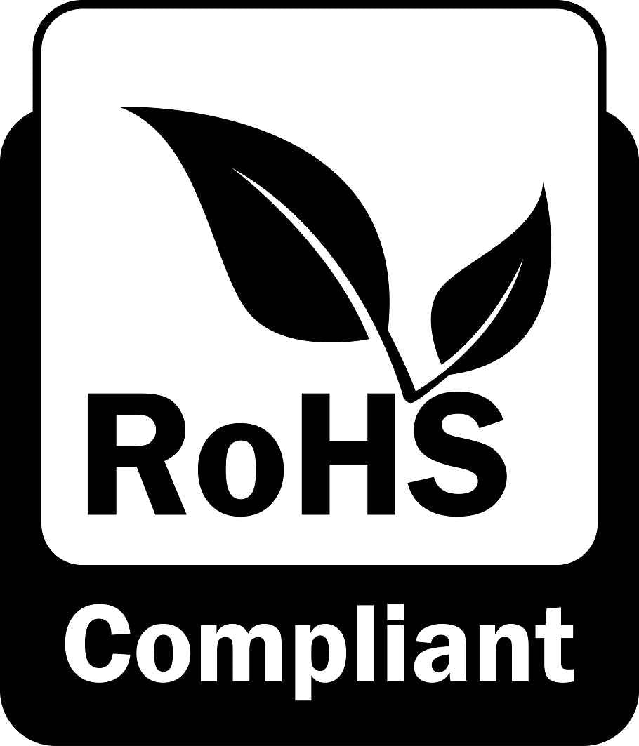 100x Elektrogeräte-Kennzeichen Rohs 10-200 mm LO-ROHS-20900-0