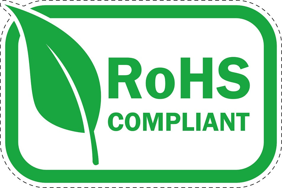 100x Elektrogeräte-Kennzeichen Rohs LO-ROHS-21400