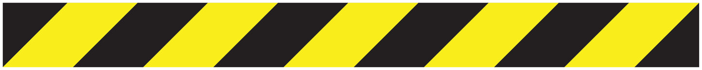 "Sicherheitsstreifen" Aufkleber 20-80 cm gelb aus PVC Plastik LO-STRIPES-10000