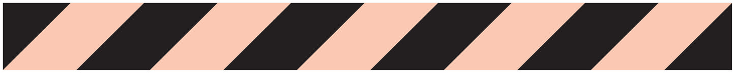 "Sicherheitsstreifen" Aufkleber 20-80 cm rot/schwarz aus PVC Plastik LO-STRIPES-10000