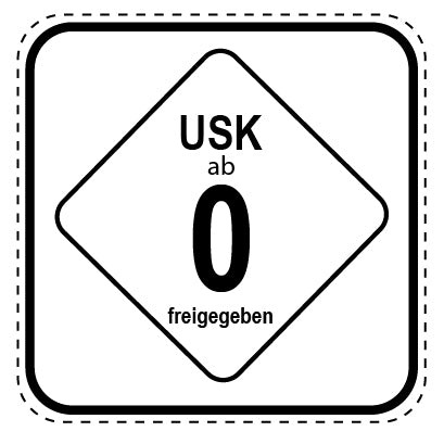 USK 15x15mm und 34,6x34,6 mm Aufkleber LO-FSK-0