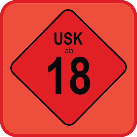 USK 15x15mm  und 34,6x34,6 mm  Aufkleber  LO-FSK-18