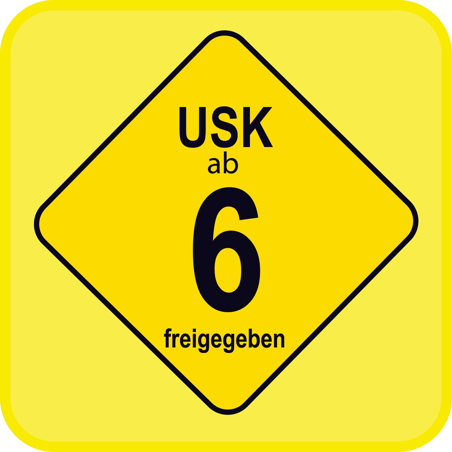 USK 15x15mm und 34,6x34,6 mm Aufkleber LO-FSK-6