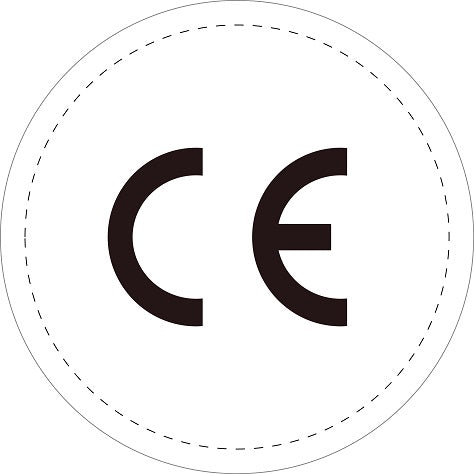 1000 CE-Aufkleber Elektrogeräte Kennzeichen 12 - 50 mm ES-CE-0