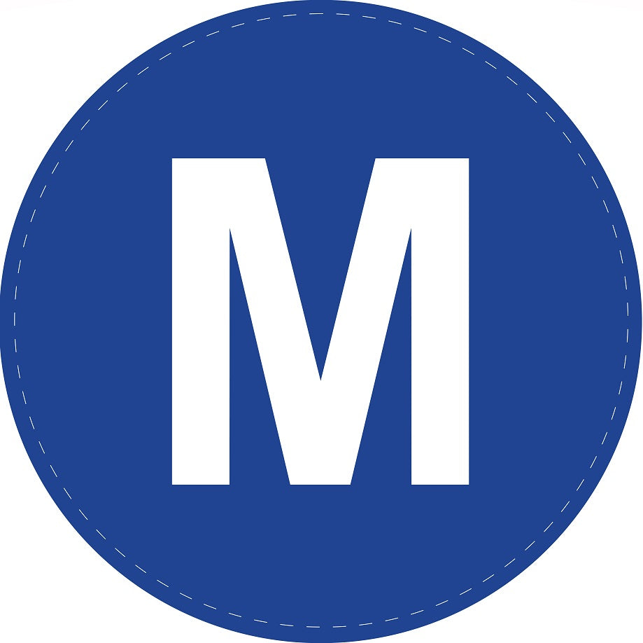 Elektrokennzeichnung Leiterkennzeichen "Gleichstrom Mittelleiter" es-elpe-2300