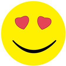 1000 Stück Smiley Aufkleber ES-SMI-0170