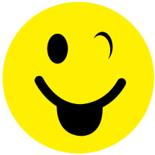 1000 Stück Smiley Aufkleber ES-SMI-0370