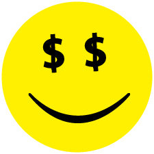 1000 Stück Smiley Aufkleber ES-SMI-0470