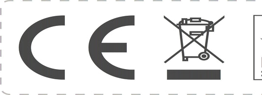 100x Elektrogeräte-Kennzeichen "GS EAC CE" kombiniert ES-CE-COMBI-100-0