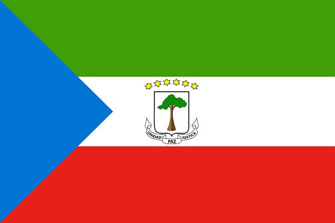 Äquatorialguinea - Fahnen Aufkleber 5-60cm wetterfest ES-FL-AEQ