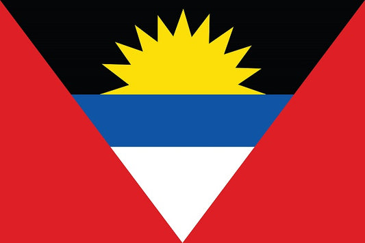 Antigua und Barbuda - Fahnen Aufkleber 5-60cm wetterfest ES-FL-ANB