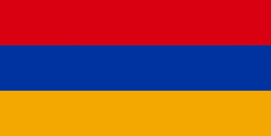 Armenien - Fahnen Aufkleber 5-60cm wetterfest ES-FL-ARM