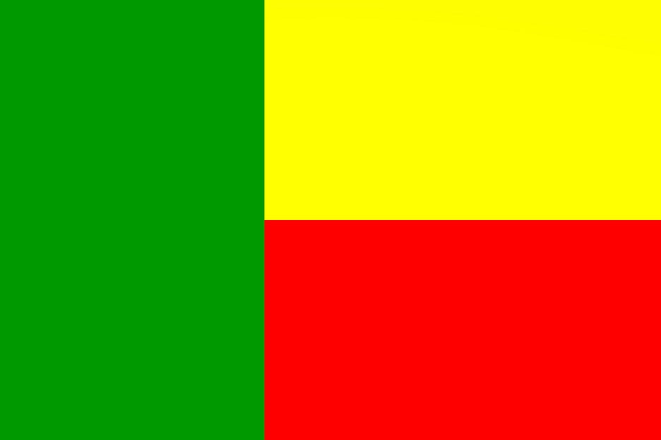 Benin - Fahnen Aufkleber 5-60cm wetterfest ES-FL-BEN