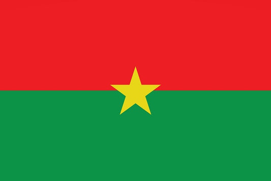 Burkina Faso - Fahnen Aufkleber 5-60cm wetterfest ES-FL-BFA