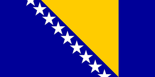 Bosnien und Herzegowina - Fahnen Aufkleber 5-60cm wetterfest ES-FL-BNH