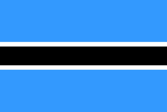 Botswana - Fahnen Aufkleber 5-60cm wetterfest ES-FL-BOT