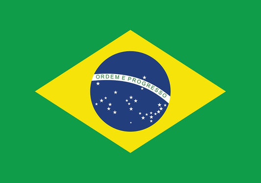 Brasilien Flaggen-Fahnen Aufkleber 5-60cm wetterfest ES-FL-BRA