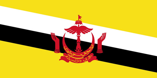 Brunei - Fahnen Aufkleber 5-60cm wetterfest ES-FL-BRN