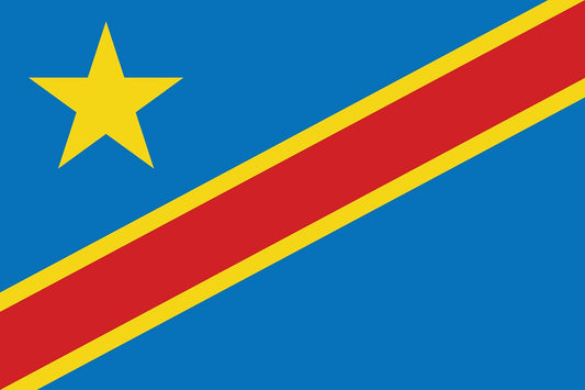 Demokratischen Republik Kongo - Fahnen Aufkleber 5-60cm wetterfest ES-FL-COD