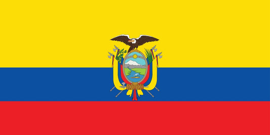 Ecuador - Fahnen Aufkleber 5-60cm wetterfest ES-FL-ECU