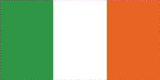 Irland Flaggeb-Fahnen Aufkleber 5-60cm wetterfest ES-FL-IRL