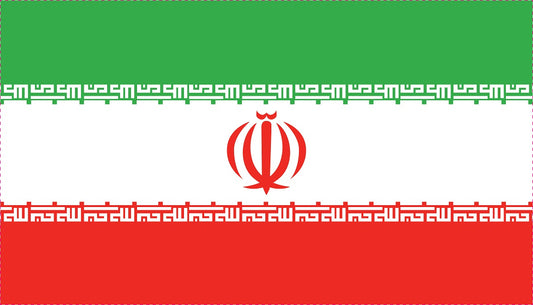 Iran - Fahnen Aufkleber 5-60cm wetterfest ES-FL-IRN