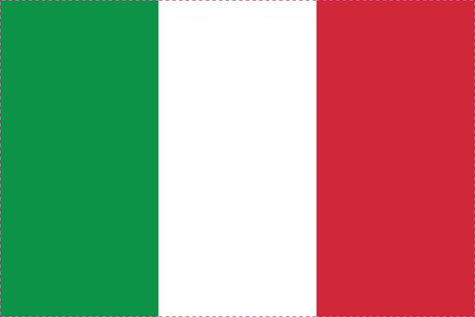 Italien Flaggeb-Fahnen Aufkleber 5-60cm wetterfest ES-FL-ITL
