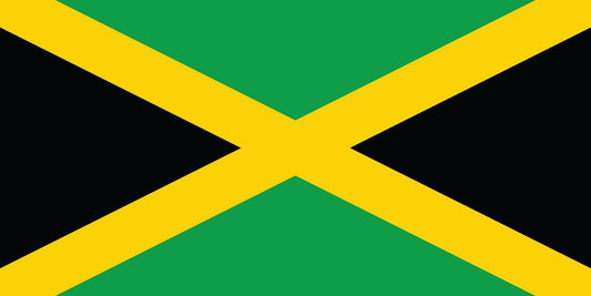 Jamaika - Fahnen Aufkleber 5-60cm wetterfest ES-FL-JAM