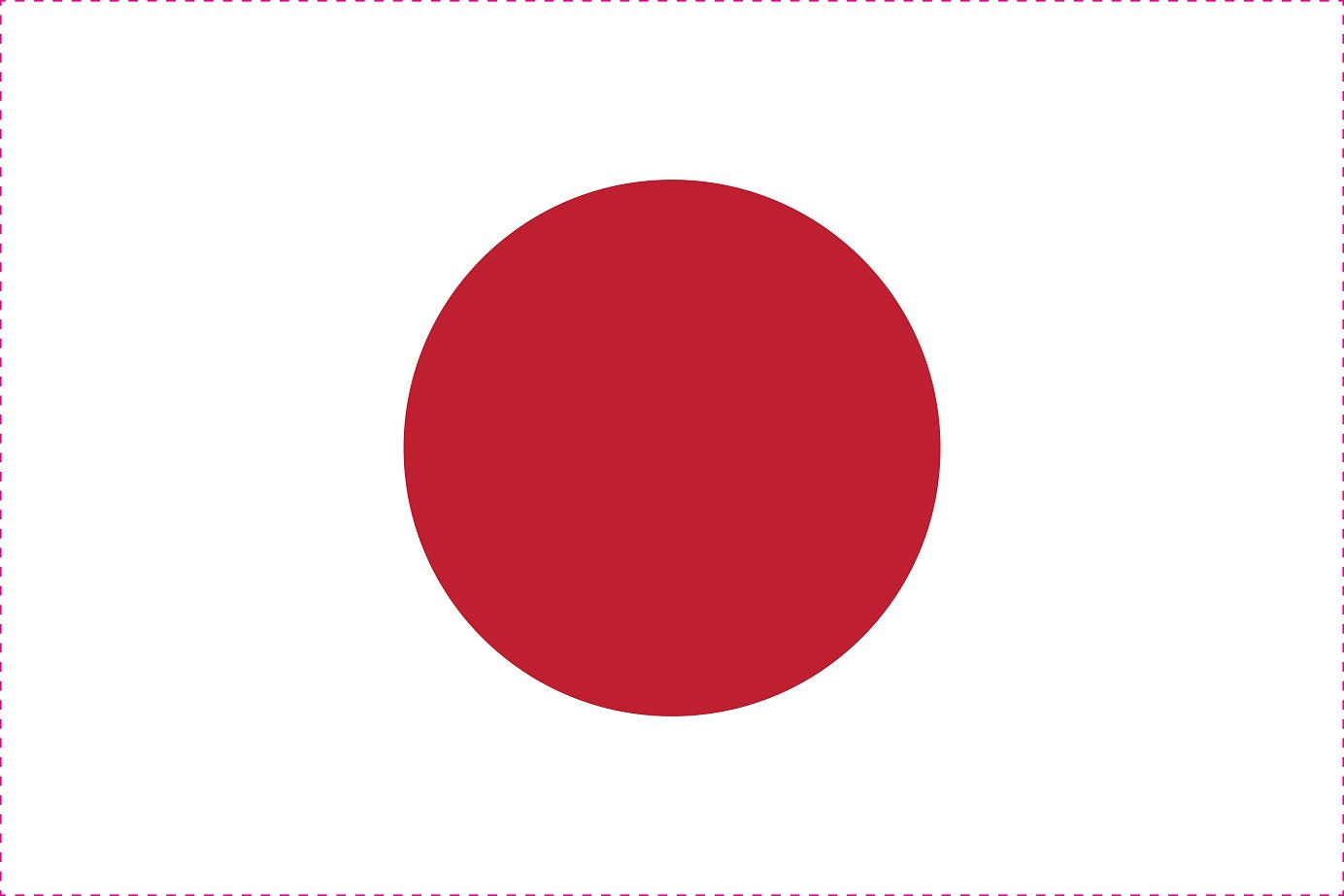 Japan - Fahnen Aufkleber 5-60cm wetterfest ES-FL-JAP
