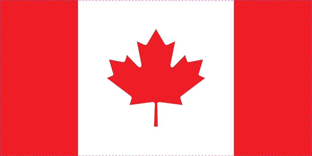 Kanada - Fahnen Aufkleber 5-60cm wetterfest ES-FL-KAN
